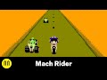 [NES] Mach Rider - Full Playthrough Fast Dash With No Crash