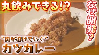 【特集】丸飲みできる！？カツカレー「家族と同じメニューが食べたい」介護現場の声をきっかけに開発（2022年1月24日）