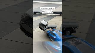 RC car crash. WPL D12