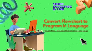 Flowgorithm a visual and animated flowchart and automatic programming no code concept