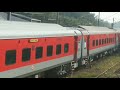 3rd rake lhb run offlink lgd 37364 wap7 12617 ers nzm mangala express thrissur