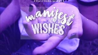 🌸 manifest ALL wishes INSTANTLY // subliminal 🌸