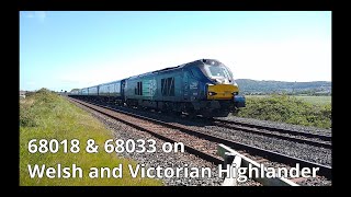 Prestatyn 04.05.2019 - DRS 68018 \u0026 68033 Nenta Welsh and Victorian Highlander Railtour