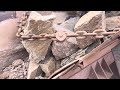 big rock 🪨 crusher machine full powerfull process a giant in action big rock crushing