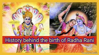 History behind the birth of Radha Rani