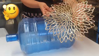 Original y Útil Idea con Bidón de Agua| Increíble MACETERO Reutilizando GARRAFÓN Plástico| Reciclaje