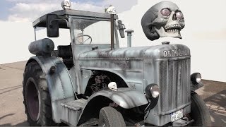 DAEMONIUM Horror Hanomag Traktor - Tractor 1958 - Cannstatter Volksfest - Wasen Stuttgart