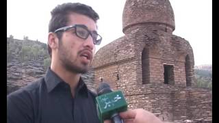 Historical Double Dome Stupa Barikot Swat By Saeed Ur Rahman | K5F1