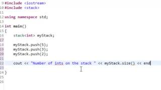 Learning C++ 47 STL Stack