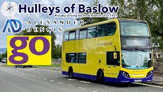 [Hulleys Of Baslow: 170 Chesterfield to Bakewell via Brampton \u0026 Wadshelf] Go Coach ADL Enviro400