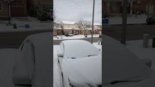 Canadian Winter ❄️ કેનેડા માં Snow | મારી નજરે કેનેડા 🇨🇦  #snow #gujju #canada