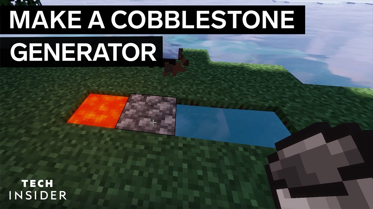 Cobblestone Generator How To Create An Automatic Cobblestone Generator