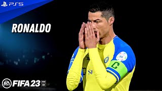 FIFA 23 - Al Nassr vs. Barcelona - Ft. Cristiano Ronaldo | PS5™ [4K60]