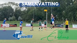 Samenvatting Blauw-Wit 1 vs Erasmus 1 17/9/2022