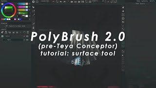 Polybrush Tutorial: Surface tool