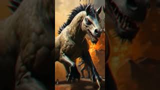 The origin of lizard and horse fusion by AI|@AbhishekYadav-f1n #youtubeshorts #hybridanimals keep🙏