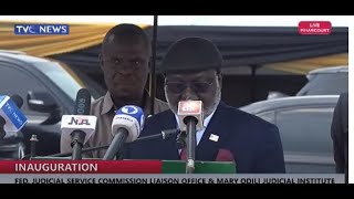 (WATCH) Justice Ariwoola Speaks At The Inauguration Of Justice Mary Odili Judicial Institute