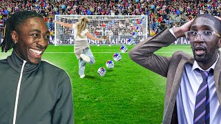 Bambino Becky HUMILIATES Specs Gonzalez in Premier League penalty shootout 😭 | SCENES