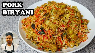 Pork Biryani Recipe | Special Homemade Biryani Masala For Pork Biryani | Pork Rice | Ivon's Kitchen