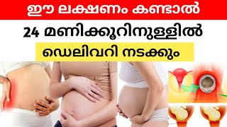 ഈ ലക്ഷണം കണ്ടാൽ 24 മണിക്കൂറിനുള്ളിൽ ഡെലിവറി നടക്കും | Delivery Symptoms in 37 weeks | Labor Sign