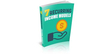 Earn 75K Monthly With 7 Recurring Income Models. 100% Free Full Course.