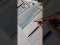 watercolor beach landscape