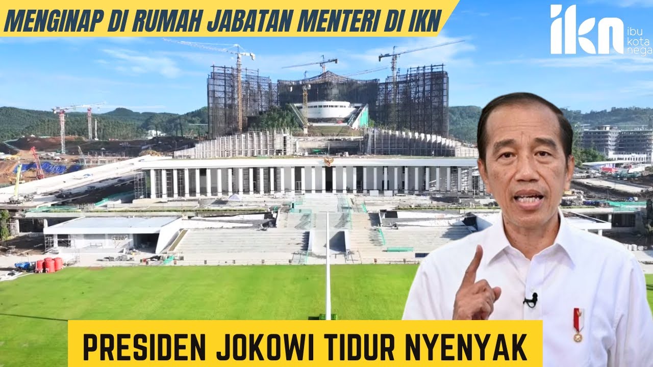 Pertama Kali Presiden Jokowi Menginap Di Rumah Jabatan Menteri Di IKN ...