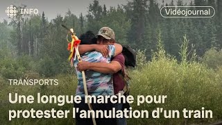 Près de 100 km de marche pour se rendre à la maison | Vidéojournal