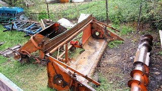 Начало восстановления жатки комбайна Нива СК-5.