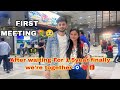 First time travel in flight✈️ | Meeting for the first time Ram🥹🫶 |New Delhi Airport | vlog 71 |