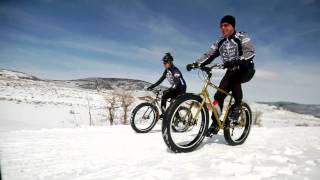 Snowbiking in Park City