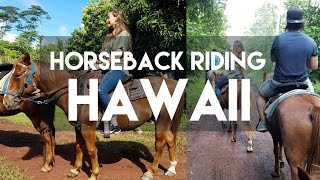 (BREATHTAKING!!) RIDING BEAUTIFUL HORSES // HAWAII