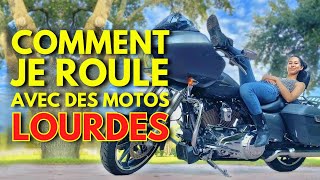 Conseils pour petites motardes par une biker de petite taille : édition BAGGER