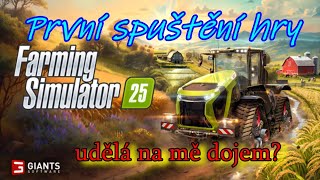 FS25 - první spuštění