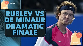 Andrey Rublev vs Alex De Minaur Dramatic Finale! 🥵 | Doha 2025 Highlights  ..,