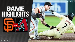 Giants vs. D-backs Game Highlights (9/24/24) | MLB Highlights