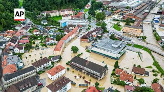 Heavy rains leave homes under water in Slovenia