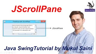 #33 Java Swing Tutorial | JScrollPane in Java