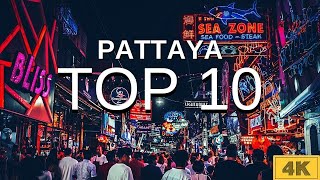 Top 10 things to do in PATTAYA 2023| Pattaya Nightlife Walking Street 4K