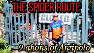 VLOG 155 THE SPIDER ROUTE ( 9 AHONS OF ANTIPOLO ) 100 KM