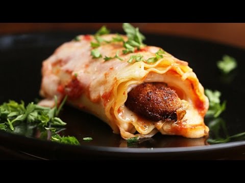 Chicken Parm Lasagna Roll-Ups Recipe from Tasty