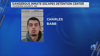 Dangerous inmate escapes Edenton detention center in North Carolina