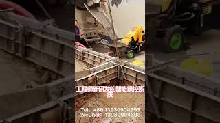 小型混凝土泵concrete pump 建筑工人用混凝土泵太省力了