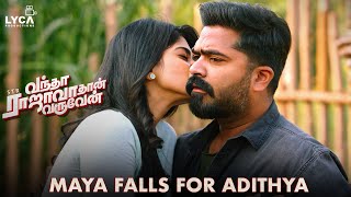 Vantha Rajavathaan Varuven Movie Scene - Maya falls for Adithya | Simbu | Megha Akash | Sundar C