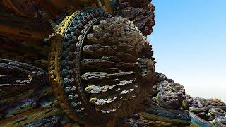 Mandelbulber2 animation, Benesi Pwr2 zoom