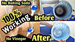 ஒரு பொருளில் பாத்ரூம் பக்கெட், கப் பளீச் பளீச் How to clean bathroom bucket, mug easily