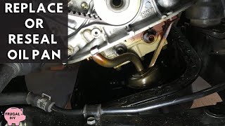 Replace or Reseal Oil Pan | Toyota 5S-FE Engine