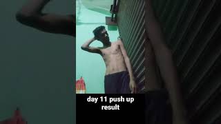 day 11 push up result 100 push ups daily challange home workout gym motivation #viral #trending 🔥
