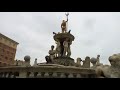 panoramica sulla fontana del nettuno napoli