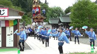 成田祇園祭 令和5年7月9日 土屋 成田山本堂へ入場